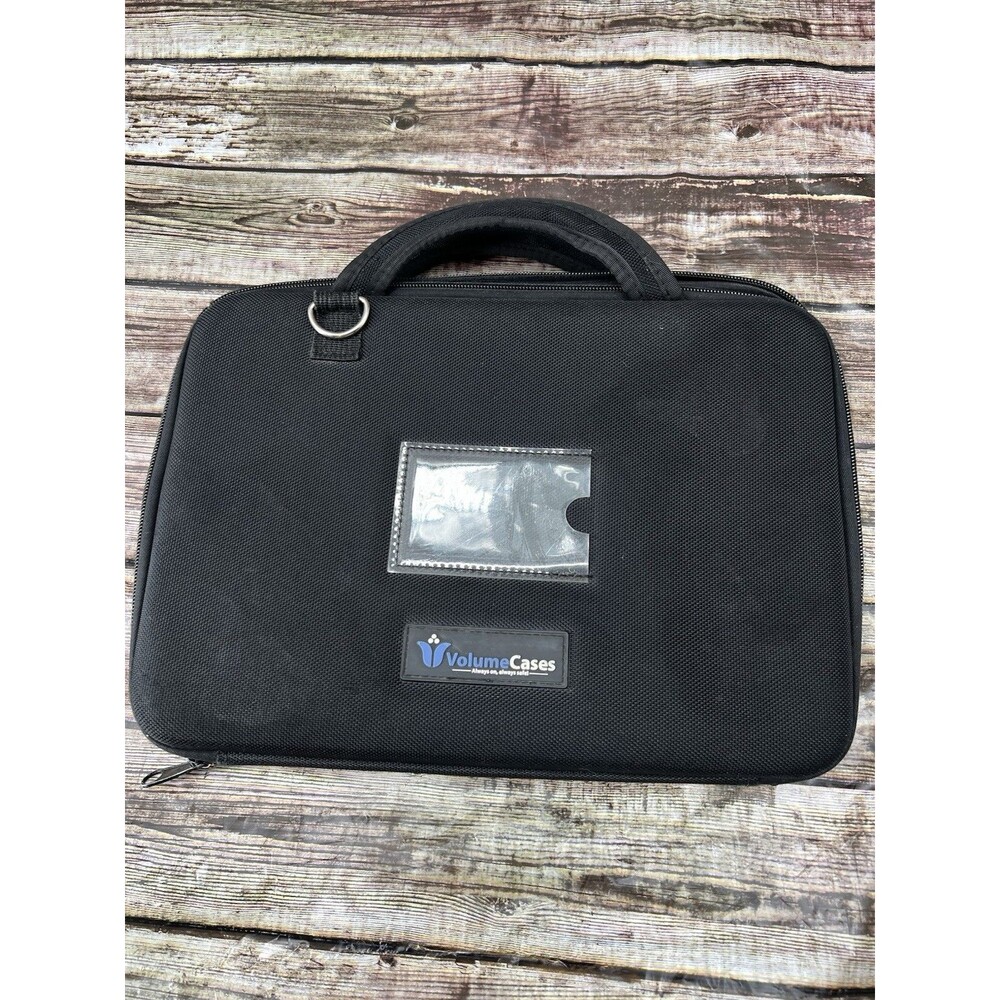 Volume Case - Chromebook or Mini Laptop 12x9 Canvas Shell Bubble Case with Strap